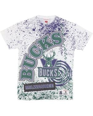 Mitchell & Ness T-Shirts - Blue