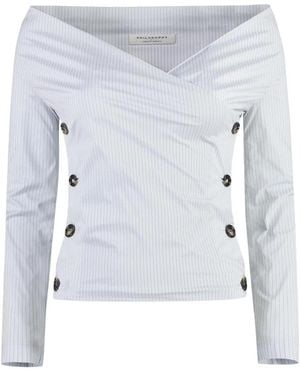Philosophy Di Lorenzo Serafini Blouses - Blue