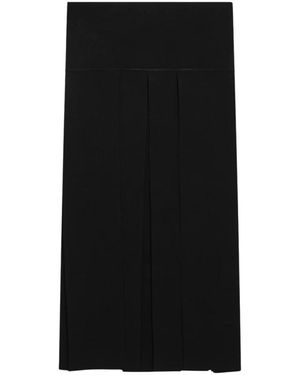 Alaïa Midirok Met Textuurplooien - Zwart