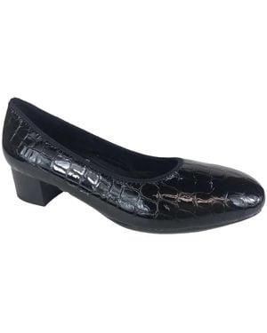 Rieker Schoenen ,Zwart ,Elegante Pumps - Blauw