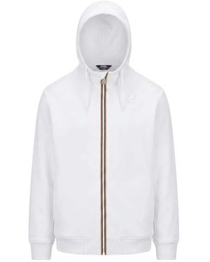 K-Way Zip-Throughs - White