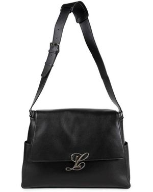 LUAR Tassen ,Zwart ,Leer Luna Messenger Bag