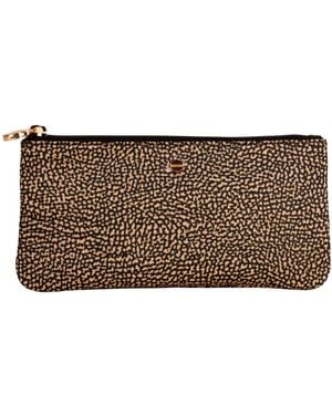 Borbonese Clutches - Brown