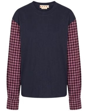 Marni Long Sleeve Tops - Azul
