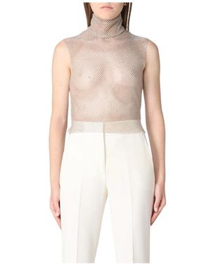 Genny Sleeveless Tops - Neutro