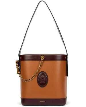 Versace Bucket Bags - Brown