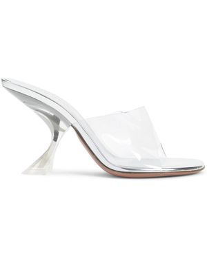 AMINA MUADDI Grijze Sandalen - Wit
