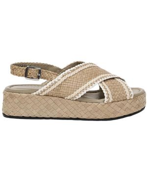 Pons Quintana Flat Sandals - Natural