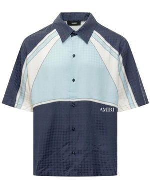 Amiri Short Sleeve Shirts - Blue