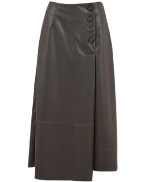 Beatrice B. Midi Skirts - Grey