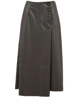 Beatrice B. Rokken ,Bruin ,Donna Rokken Model 24Fa 5871 Met - Grijs