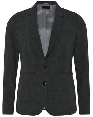 Cro Klassischer blazer mit großen seitentaschen - Schwarz