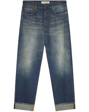 Semicouture Straight Jeans - Bleu