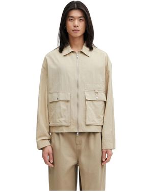Maison Kitsuné Reißverschlussjacke - Natur