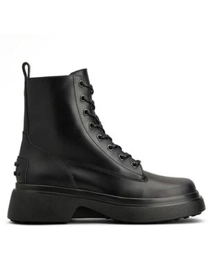 Tod's Lace-Up Boots - Negro