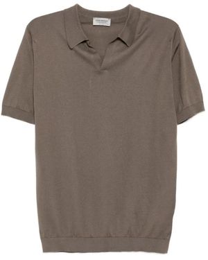 John Smedley V-Neck Knitwear - Grey
