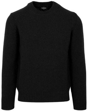 Gran Sasso Round-Neck Knitwear - Negro