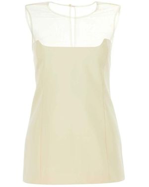 KHAITE Sleeveless Tops - Yellow