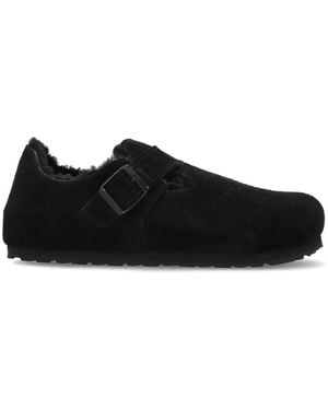 Birkenstock London Shearling Regular Fit - Schwarz