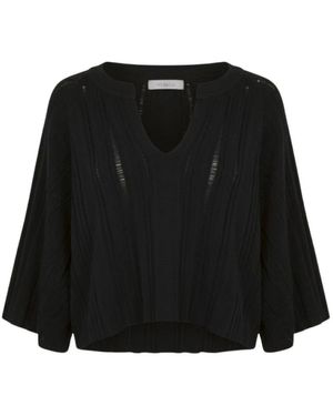 Malo V-Neck Knitwear - Noir