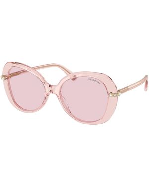Swarovski Schmetterlingssonnenbrille - Pink