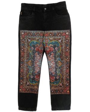 Pleasures Walk on me rug denim - Schwarz