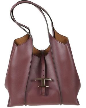 Tod's Shopping Bags - Purple