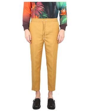 Etro Slim-Fit Trousers - Jaune