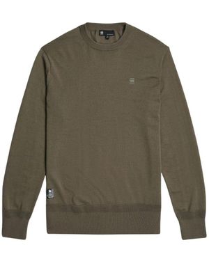 G-Star Rundhals-Strickware - Grün