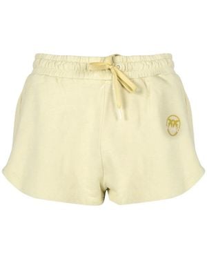 Pinko Korte Broeken ,Katoen Sbarazzino Shorts - Geel