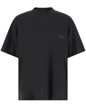 WOOYOUNGMI Tops ,Zwart ,Katoen Scenery Grafisch T-Shirt