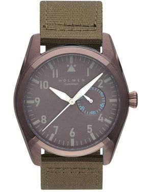 Holmen Copenhagen Accessoires ,Groen ,Nylon City Watch - Grijs