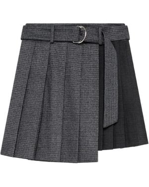 MSGM Short Skirts - Gris