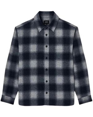 A.P.C. Malaury Overshirt - Blauw