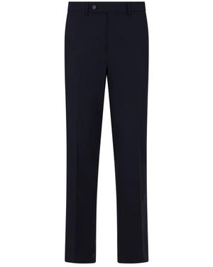 Slowear Broeken ,Blauw ,Katoen Regular-Fit Chinolino Broek