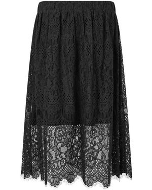 Lolly's Laundry Midi Rokken - Zwart