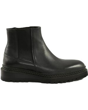 Testoni Beatles Chelsea Boots - Schwarz