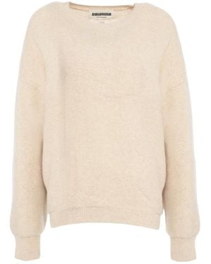Crush Cashmere Knitwear - Natural