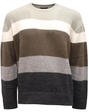Armani Wollpullover Grün/Grau Salbei Fantasy
