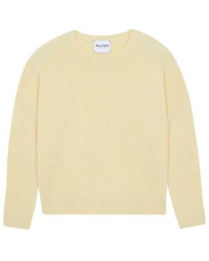 Kujten Truien & Vesten ,Geel ,Wol Amelie Sweater - Naturel