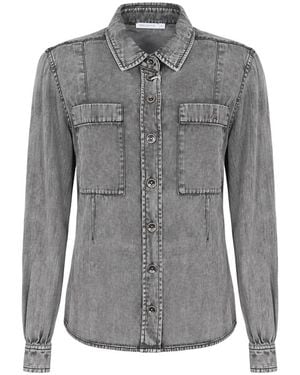 Patrizia Pepe Denim Shirts - Gris