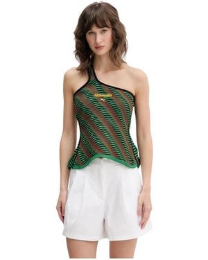PUMA Sleeveless Training Tops - Verde