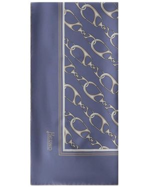 Herno Silky Scarves - Azul