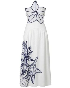 FARM Rio Midi Dresses - Bianco