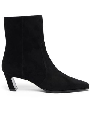 Stuart Weitzman Stassi Zip Bootie 50 - Schwarz