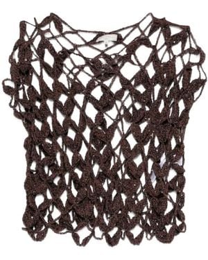 Antonelli Sleeveless Tops - Black
