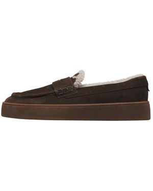 Voile Blanche Loafers - Marron