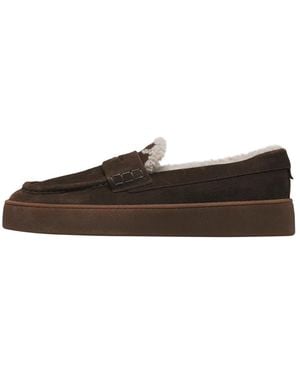 Voile Blanche Schoenen ,Bruin ,Wol Mind Mok Fur M