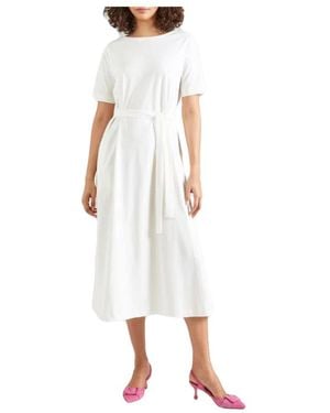 Minimum Midi Dresses - Blanco
