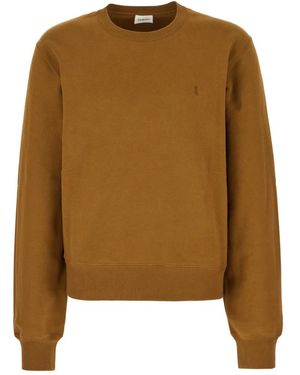 Saint Laurent Sweatshirts - Brown